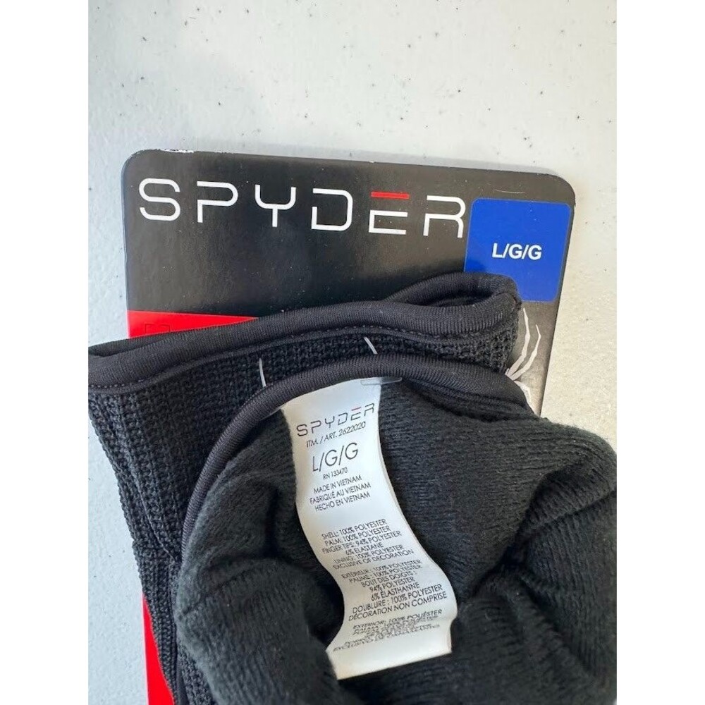 Spyder Core Conduct Touchscreen Gloves Black Size L/G - Picture 9 of 11